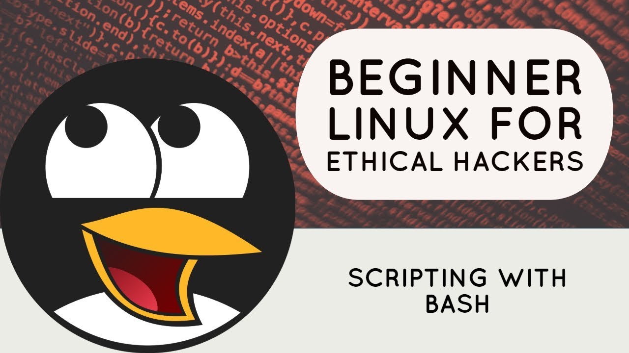 Beginner Linux For Ethical Hackers Scripting With Bash Youtube