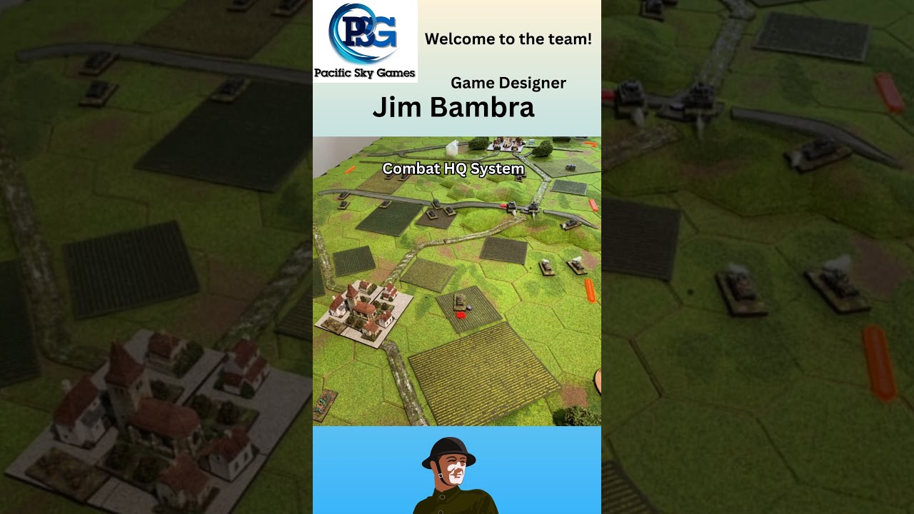 Welcome our latest game designer, Jim Bambra, to the PSG Team!  