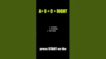 Streets of Rage (Genesis) - Level and Lives select cheat code #retrogaming