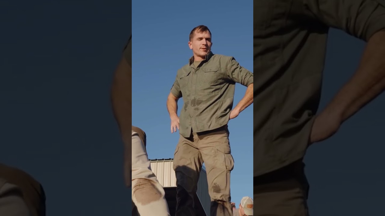 Special ops veterans try the Blah Line challenge on #survivingmannallstars