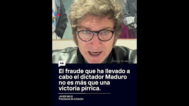 El presidente Javier Milei brindó su apoyo a los venezolanos