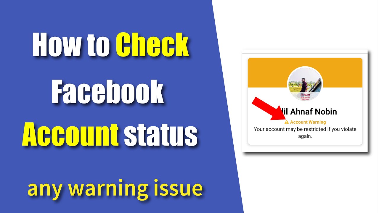 how to check facebook report status