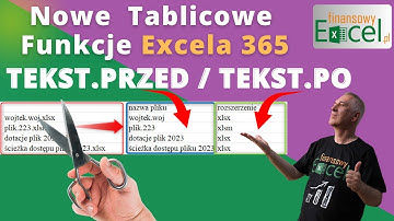 123. Jak Prosto Podzielić Tekst W Excelu – Funkcje TEKST.PRZED i TEKST.PO
