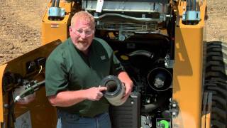 Cat® Skid Steer Loader | Air Filter & Dust Ejector Maintenance