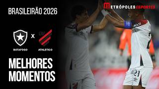 Botafogo 2 x 3 Athletico PR | Melhores Momentos | Brasileirão 2026