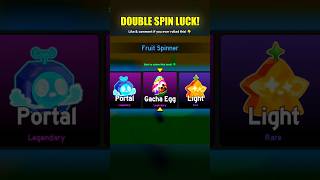I Hit a 0.0001% DOUBLE SPIN For The NEW Gacha Egg! 🤯 (Blox Fruits) #bloxfruits #roblox Wealth