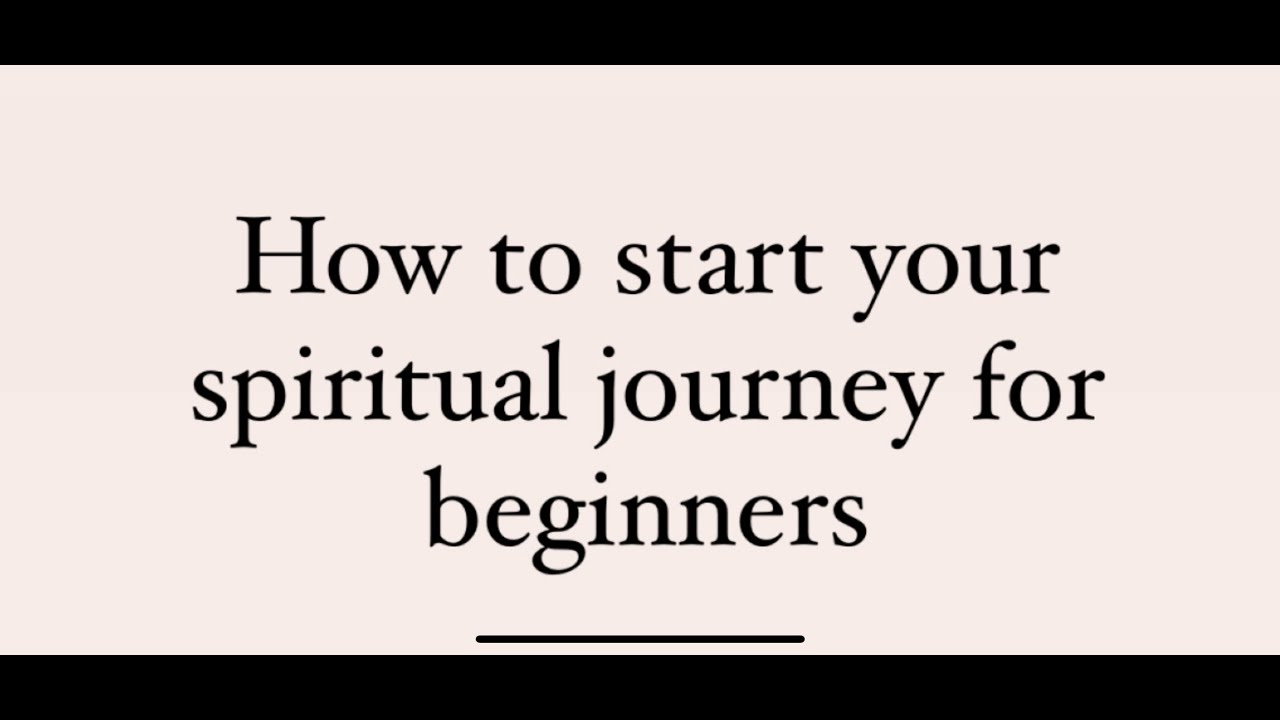 How to start your spiritual journey for beginners 🔮 - YouTube