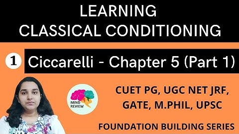 PSYCHOLOGY: Ciccarelli Chapter 5 | Part 1 |  CLASSICAL CONDITIONING  | Mind Review