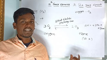 16th Group elements (ozone)preparation and properties