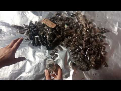 Золото из советских радиоламп и его аффинаж