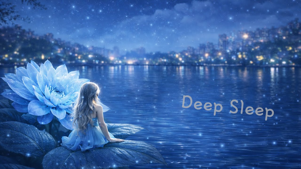 Blue Blossom by the Midnight Lake | Deep Sleep Ambience