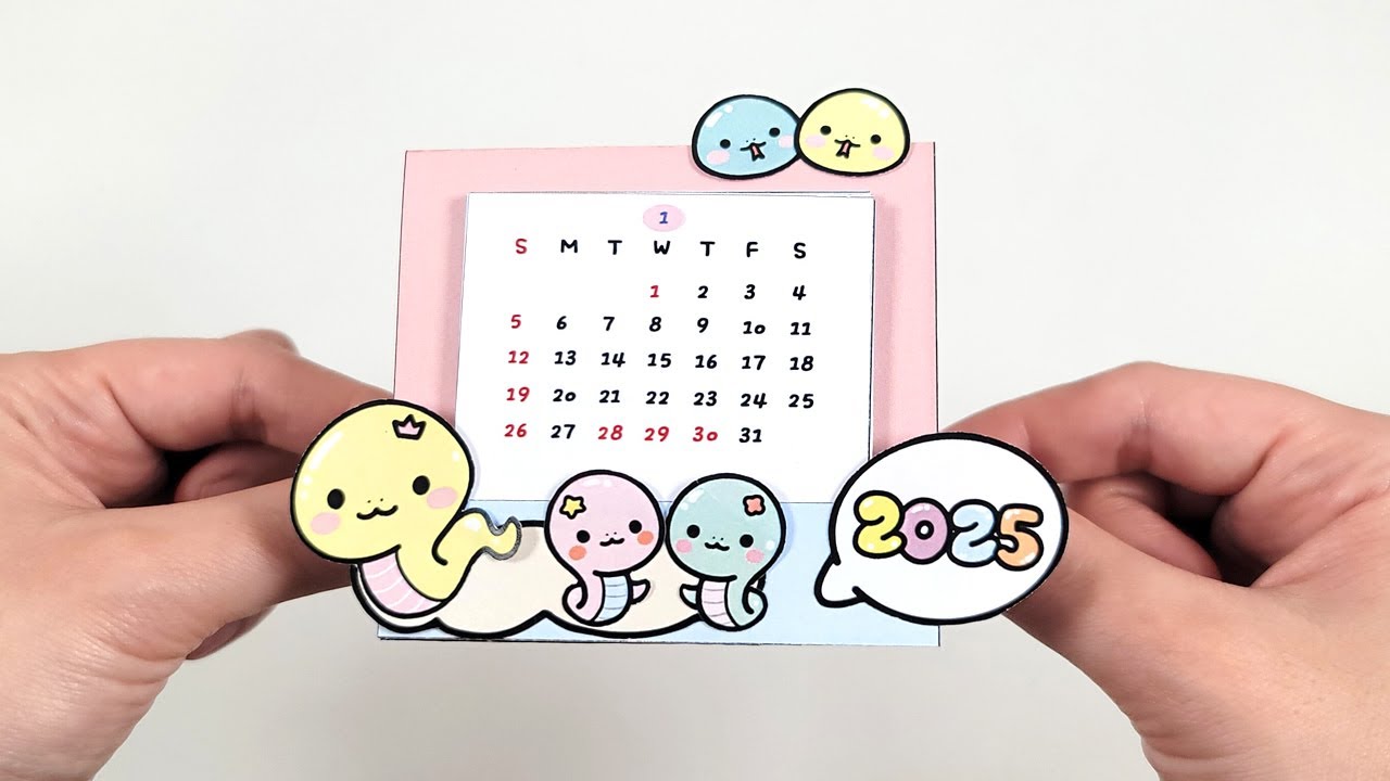 Kawaii 2025 Printable Calendars - Super Cute Kawaii!!