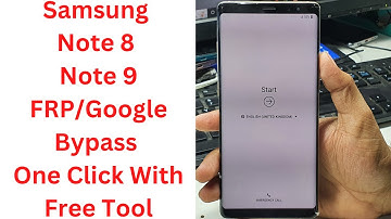 Samsung Note 8 & Note 9 FRP/Google Bypass One Click With Free Tool - samsung note 8 frp bypass