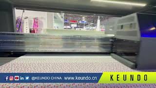 #Keundo #sublimation printer Printing -SQ-2224E with new automated production solution is shipped