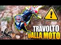 TRAVOLTO DALLA MOTO! *Rimango con la Gamba INCASTRATA*