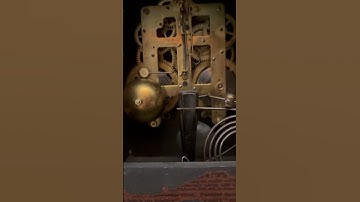 The inside of the Seth Thomas mantle clock!