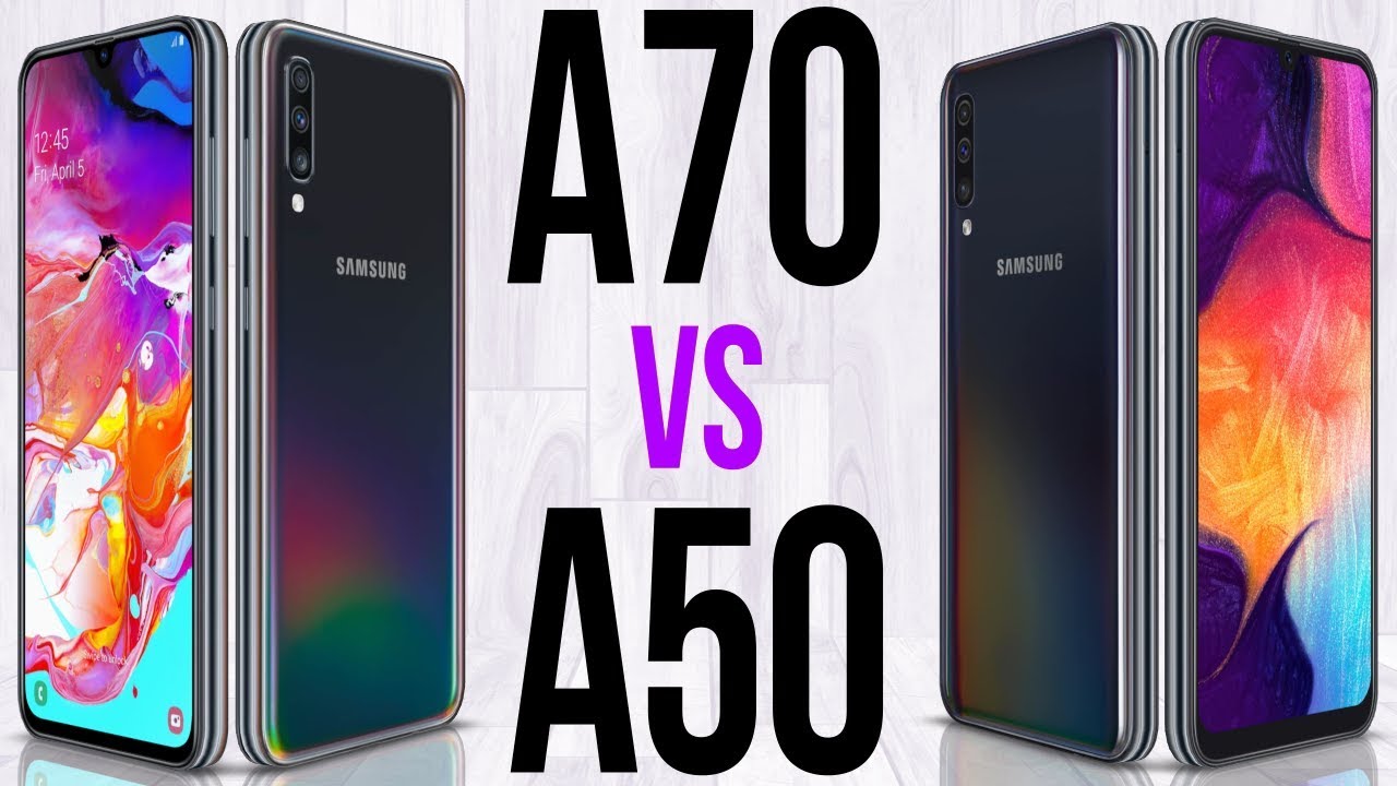 vs A70, A70 vs A50, A50 x A70, A70 x A50, Samsung...