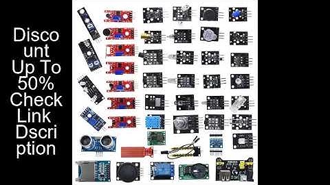 45 in 1 Sensors Modules Starter Kit for arduino, better than 37in1 sensor kit 37 in 1 Sensor Kit whi