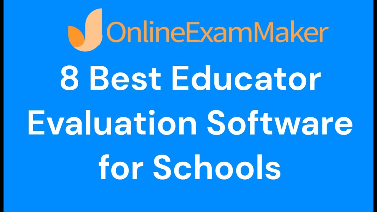8 Best Educator Evaluation Software for Schools - YouTube