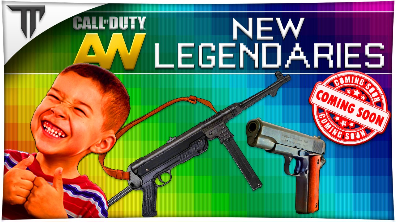 NEW! "MP40 & M1911 LEGENDARY WEAPON DLC COMING!" ★ (COD AW: New Gun DLC Sept 2015)