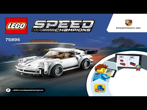 🏁 LEGO instructions 🏁 Speed Champions 🏁 75895 🏁 1974 Porsche