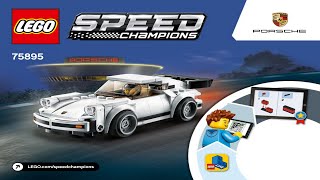 🏁 LEGO instructions 🏁 Speed Champions 🏁 75895 🏁 1974 Porsche