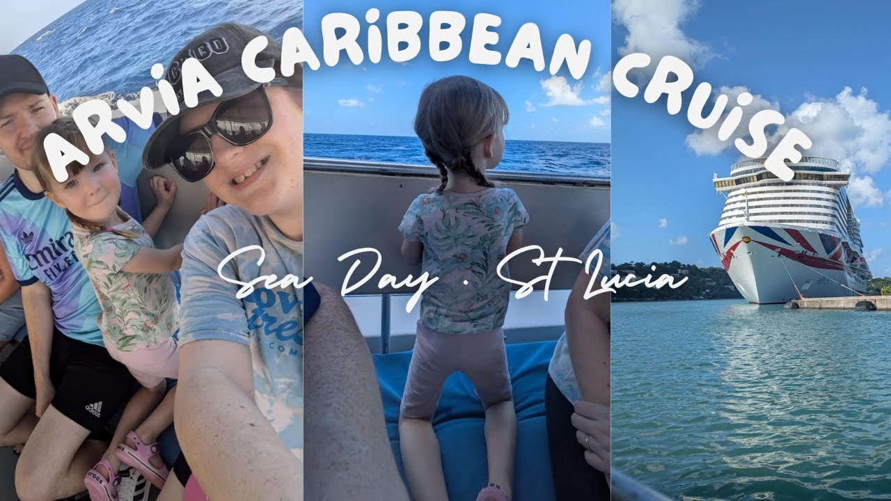 🌴 Caribbean Cruise Vlog | P&O Arvia | St Lucia Whale & Dolphin Watching Family Excursion 🐬🛳️