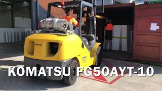 Handling stone and marble slabs - Komatsu Forklifts