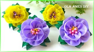 :             / Ribbon Flowers/Flor de fita/Ola ameS