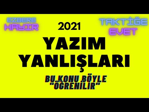 Video: Yazım Hataları Nasıl Düzeltilir