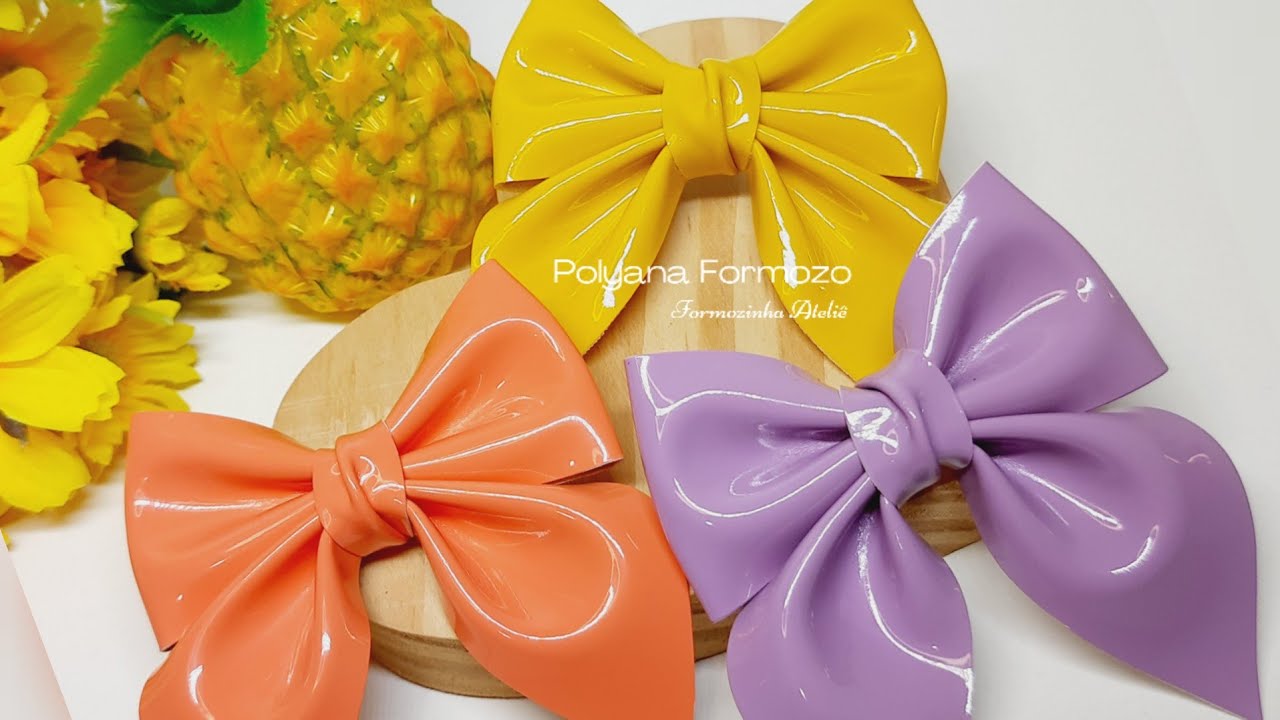 Laço de Lonita - Passo a passo de laço Fácil e lucrativo - DIY Ribbon bow By Polyana Formozo