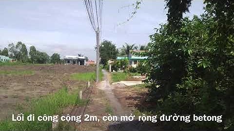 Đất thổ 141m2 ấp Cầu Xây - X. Tân Lân - Cần Đước. Giá 490tr || SĐT 0845609899 Thanh Sơn