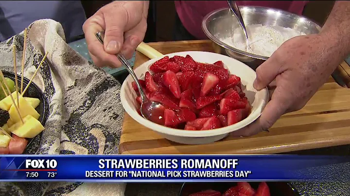 Strawberries Romanoff: a perfect dessert for National Pick Strawberries Day