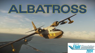 MSFS 2024 | Grumman Albatross | Start-up, Taxi and Crosswind Take Off