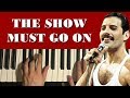 HOW TO PLAY - Queen - The Show Must Go On (Piano Tutorial Lesson)
