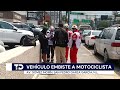 Vehículo embiste a motociclista en la avenida Gómez Morín en San Pedro