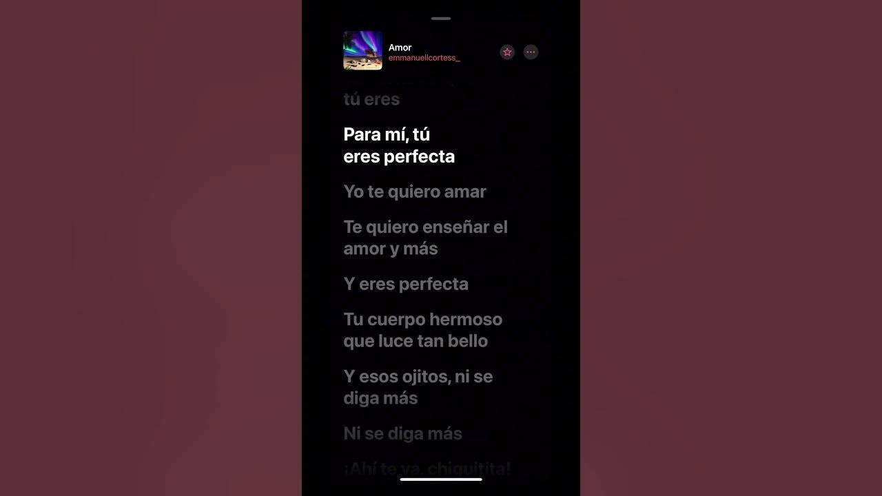 Amor - Emmanuel Cortess [Parte 1][Lyrics/Letra]