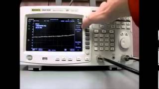 RIGOL DSA1030A-TG 3GHz Spectrum Analyser -- How to set up a tracking generator.