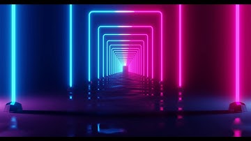 Neon Lights Modern Animated Loop Background - Motion Made/no copyright-free download