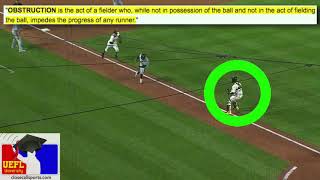 Joe West's Obstruction During MIL-PIT Rundown