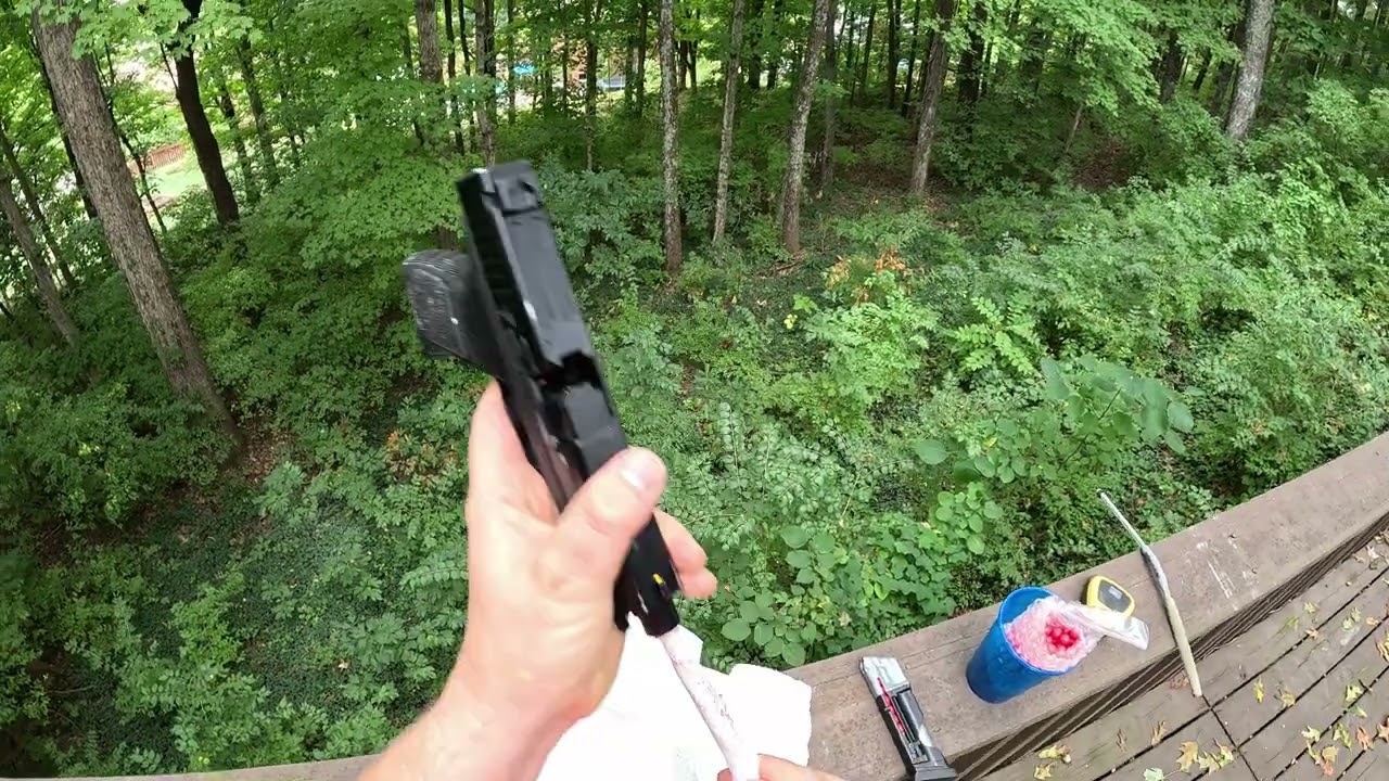 Checking out a Umarex TPM-1 .43 caliber Paintball Pistol