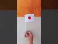 Japan Flag Paper Craft Idea