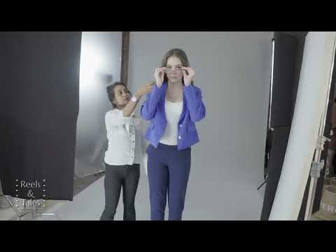 BTS of Lux Cozi x PYNK model shoot 1