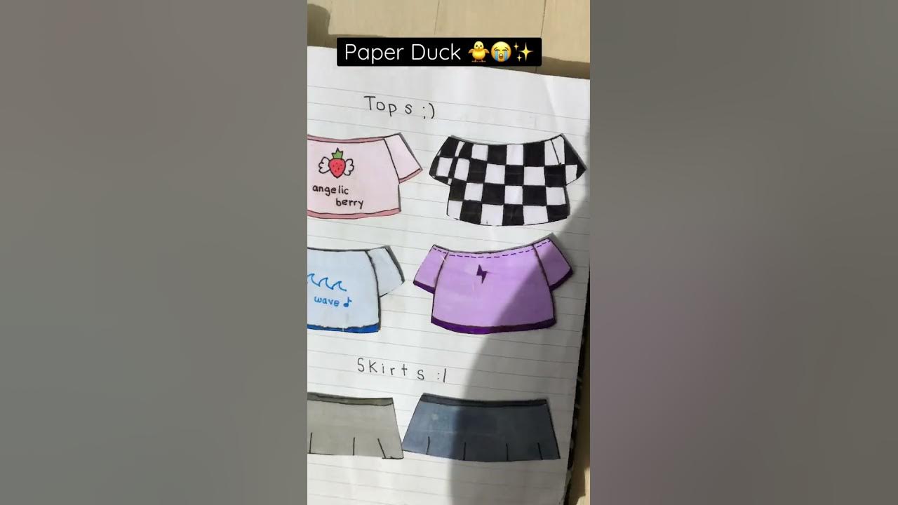 preppy paper duck skin care printable