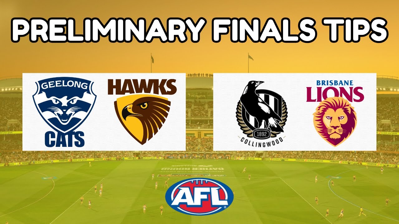 Preliminary Finals AFL Tips + Margin Comp 2025