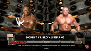 WWE 2K23 Booker T vs Brock Lesnar