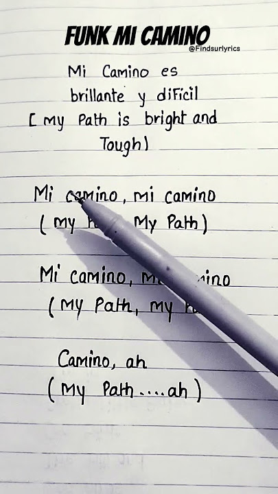 FUNK MI CAMINO - Sayfalse x JuniorRCE (Lyrics English Translation)