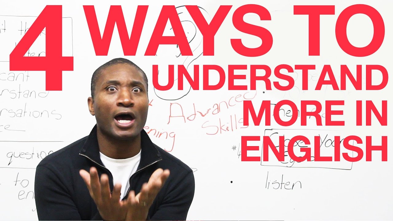 ⁣Learn English - 4 ways to understand what you hear