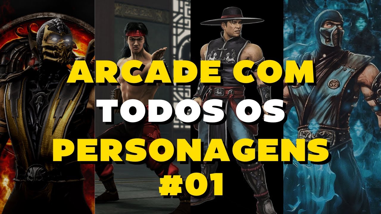 Mortal kombat IX - todos os personagens - Cada dia 1 game novo 