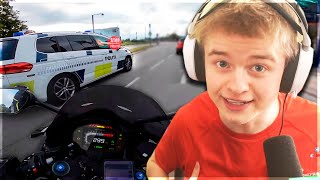 Jaxstyle Reagerer På: Livsfarlig Politijagt på Motorcykel (DANSK KANAL)